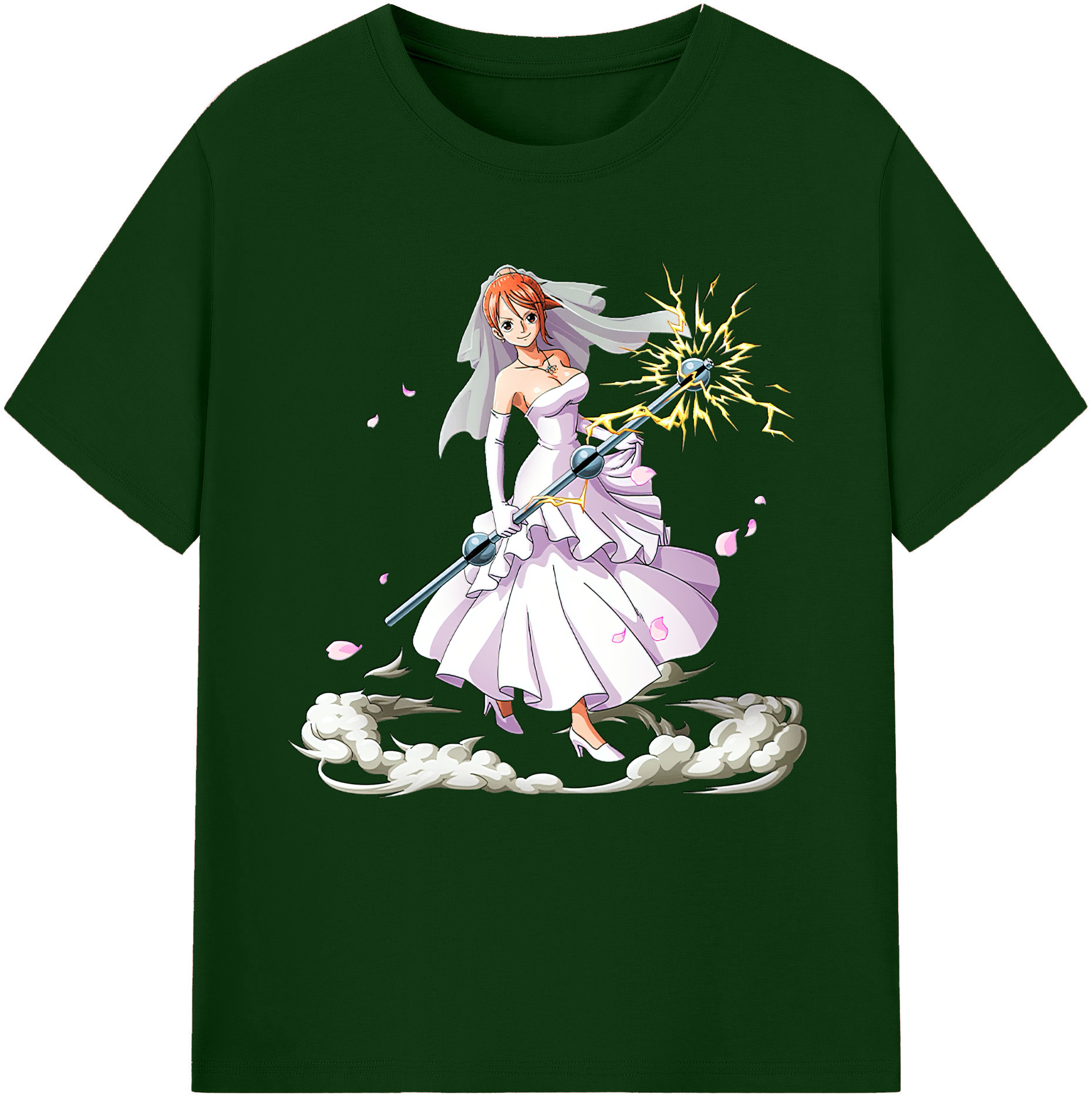 ワンピース ナミ ONE PIECE Nami 綿100％半袖Tシャツ（フロントプリント）